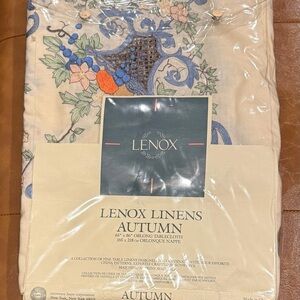 VINTAGE: Elegant Floral Embroidered Tablecloth-BRAND NEW!